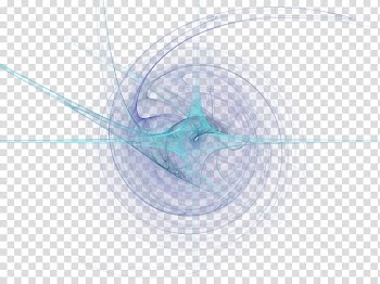 Diza fractals, blue abstract illustration transparent background PNG clipart