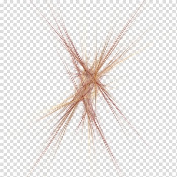 Diza fractals, brown and yellow abstract lines transparent background PNG clipart