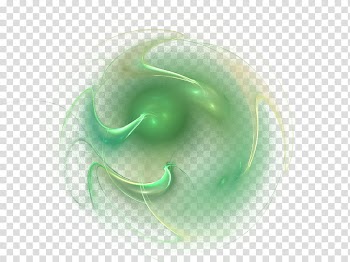 Diza fractals, green abstract illustration transparent background PNG clipart
