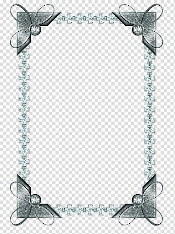 DiZa frames , gray metal frame transparent background PNG clipart