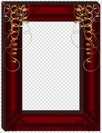 Diza frames , maroon frame transparent background PNG clipart