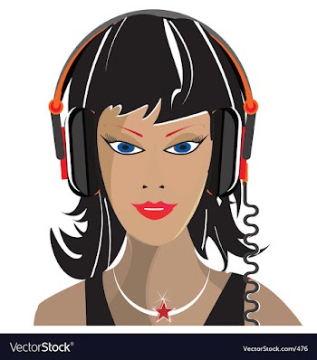 DJ music vector image