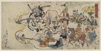 Dōke hyakumanben. Original from the Library | Free Photo - rawpixel