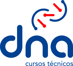 DNA CURSOS Logo Vector