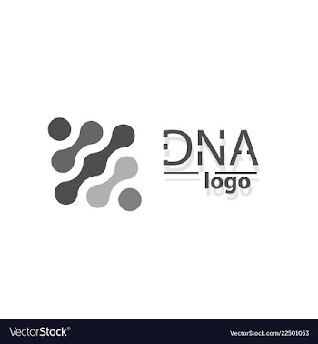 Dna design over white background vector image