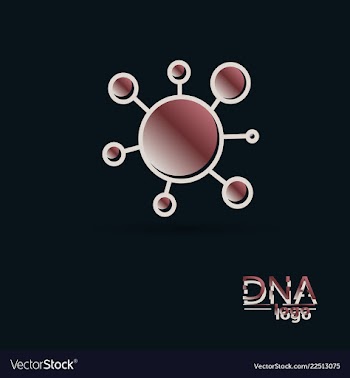 Dna design over white background vector image