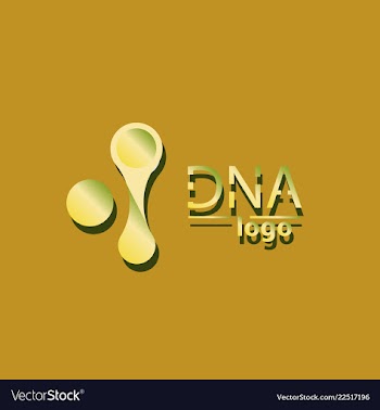 Dna design over white background vector image