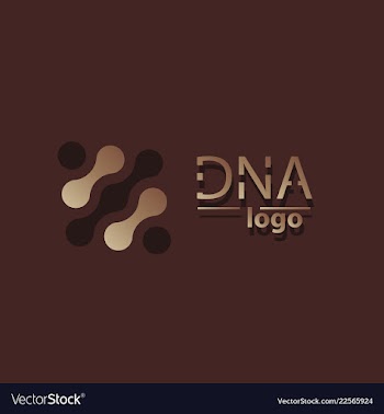 Dna design over white background vector image