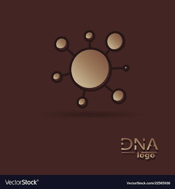 Dna design over white background vector image
