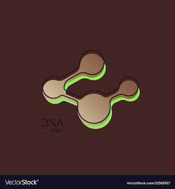 Dna design over white background vector image