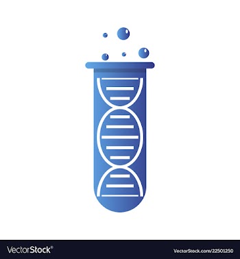 Dna genetic sign elements and icons collection vector image