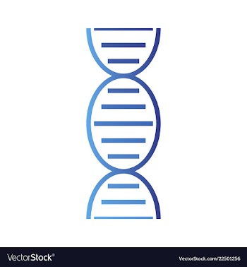 Dna genetic sign elements and icons collection vector image
