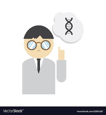 Dna genetic sign elements and icons collection vector image