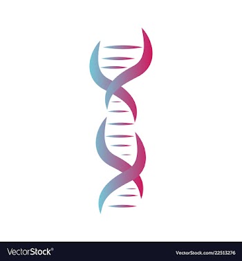 Dna genetic sign elements and icons collection vector image