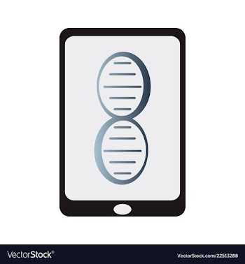 Dna genetic sign elements and icons collection vector image