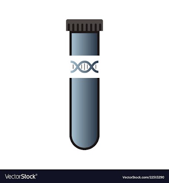 Dna genetic sign elements and icons collection vector image