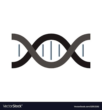 Dna genetic sign elements and icons collection vector image