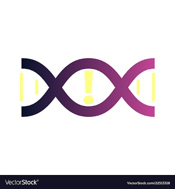 Dna genetic sign elements and icons collection vector image