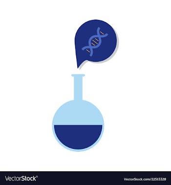 Dna genetic sign elements and icons collection vector image