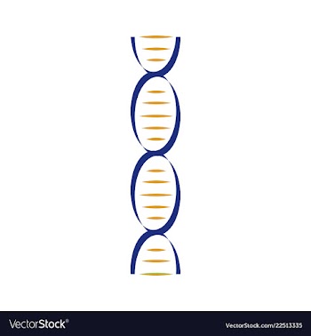 Dna genetic sign elements and icons collection vector image