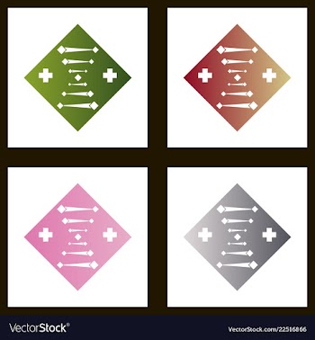 Dna genetic sign elements and icons collection vector image