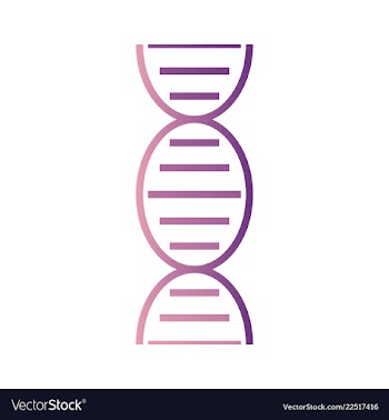 Dna genetic sign elements and icons collection vector image