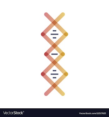 Dna genetic sign elements and icons collection vector image