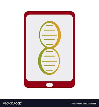 Dna genetic sign elements and icons collection vector image
