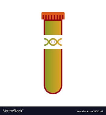 Dna genetic sign elements and icons collection vector image