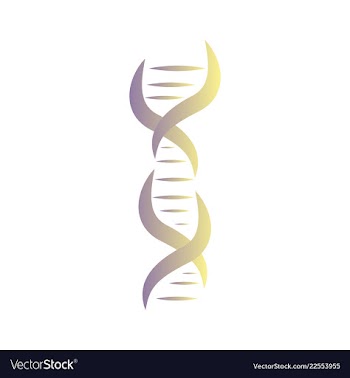Dna genetic sign elements and icons collection vector image