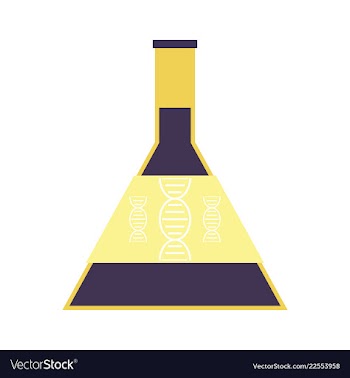 Dna genetic sign elements and icons collection vector image