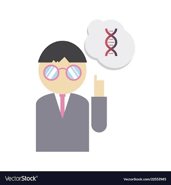Dna genetic sign elements and icons collection vector image
