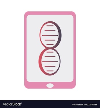 Dna genetic sign elements and icons collection vector image