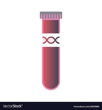 Dna genetic sign elements and icons collection vector image