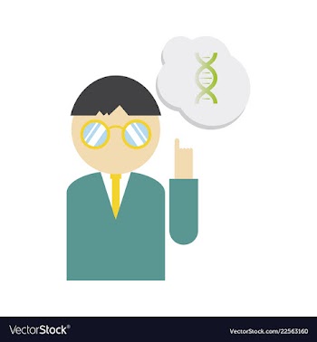 Dna genetic sign elements and icons collection vector image