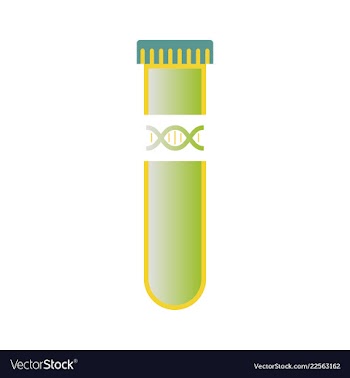 Dna genetic sign elements and icons collection vector image