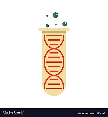 Dna genetic sign elements and icons collection vector image