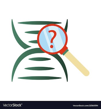 Dna genetic sign elements and icons collection vector image