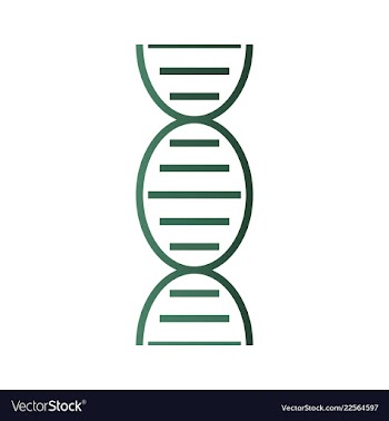 Dna genetic sign elements and icons collection vector image