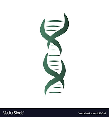 Dna genetic sign elements and icons collection vector image
