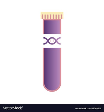 Dna genetic sign elements and icons collection vector image