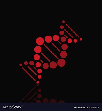 Dna helix logo template genetics design biological vector image