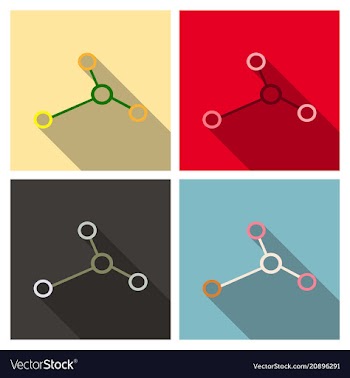 Dna molecule bio abstract logo design vector image