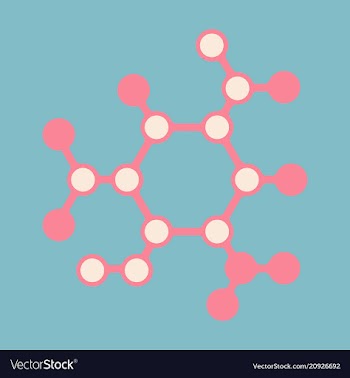 Dna molecule bio abstract logo design vector image