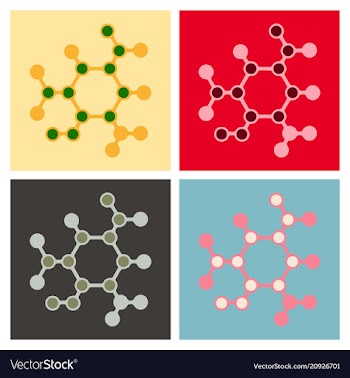Dna molecule bio abstract logo design vector image