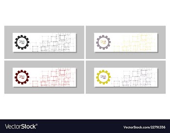 Dna molecule brochure template flyer layout vector image