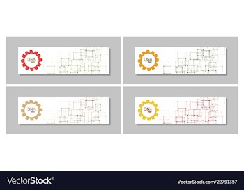 Dna molecule brochure template flyer layout vector image