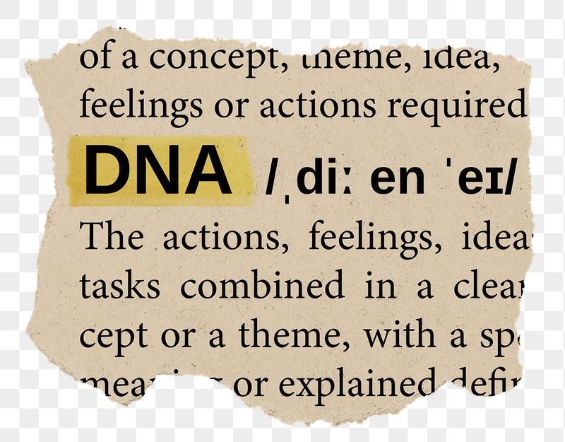 DNA png word sticker, torn | Free PNG - rawpixel