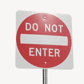Do not enter sign collage | Free PSD - rawpixel