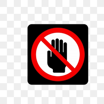 Do Not Touch PNG Images | Vector and PSD Files | Free Download on ...